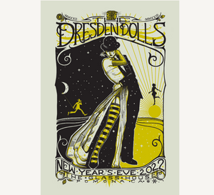 Dresden Dolls @ Pomona - silk-screened poster by Malleus