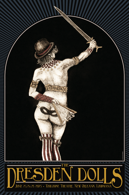 Dresden Dolls 2023 Tour Poster - New Orleans