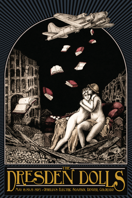 Dresden Dolls 2023 Tour Poster - Denver